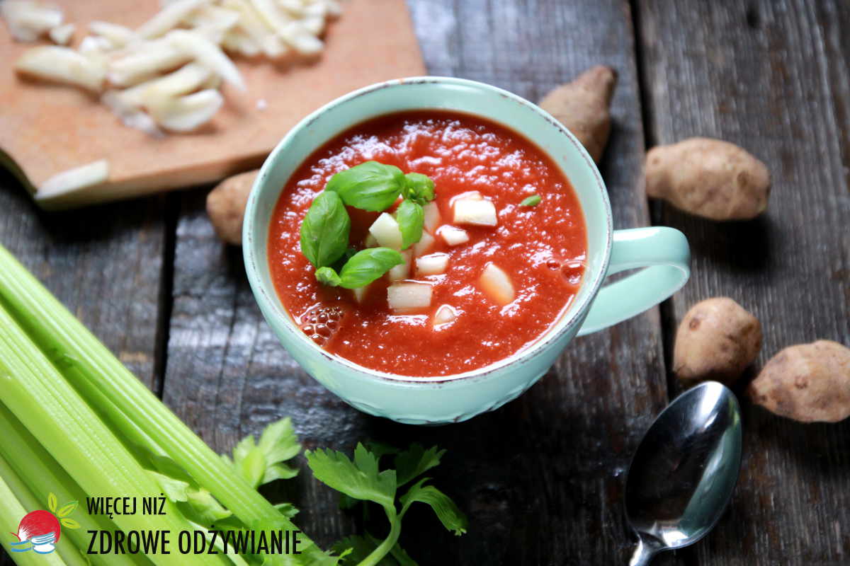 Zupa pomidorowa z topinamburem